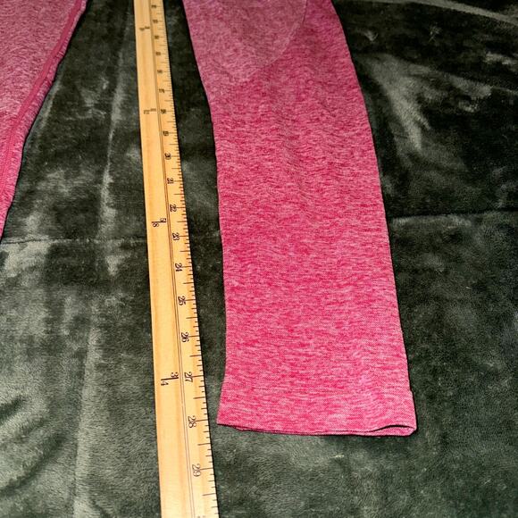 Gymshark Flex Dry Leggings Women’s Large Pink Seamless Fitness Yoga Activewear - Picture 5 of 5